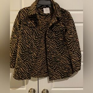 Girls Primark animal print jacket